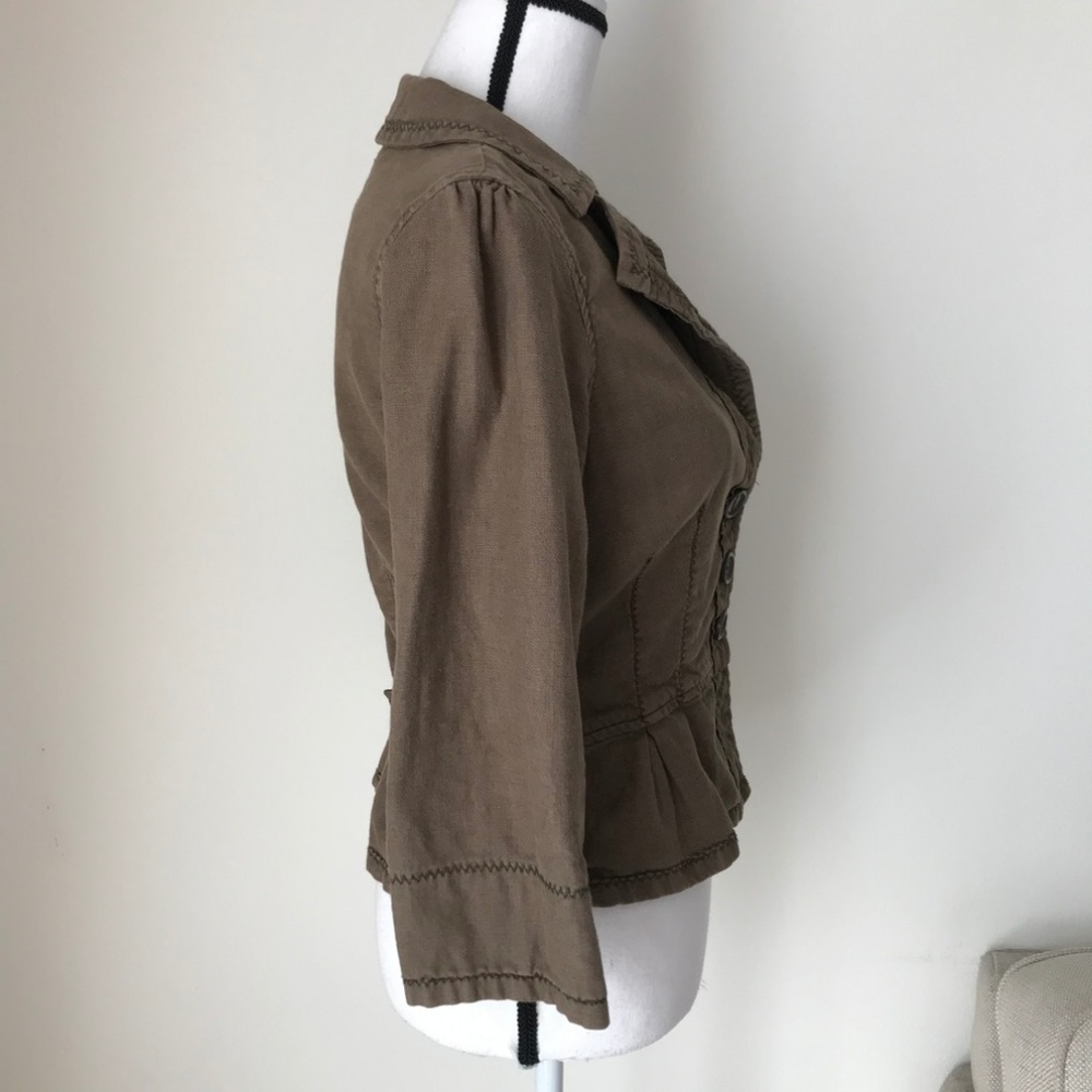 Anthropologie UO 1970 Worldwide Olive Green Jacket - Picture 3 of 4